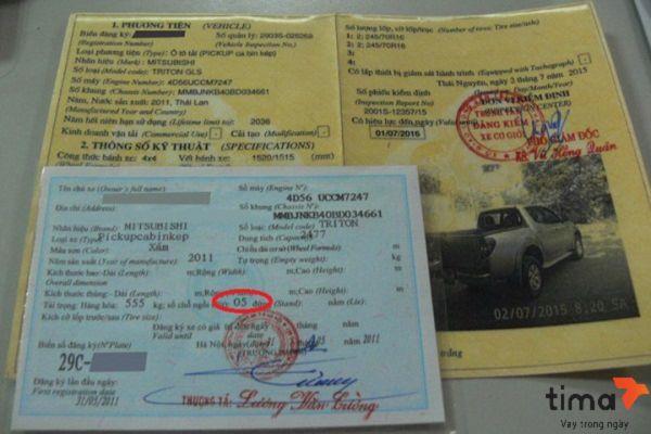 Cần chú ý đến thời hạn trên giấy tờ thay thế đăng ký xe 